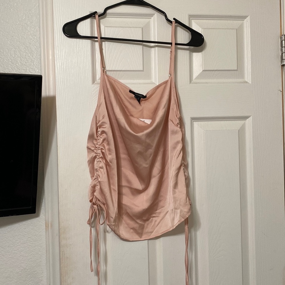 Scoop Neck Silk Tank